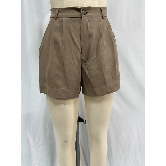 Reformation 'Mason' Brown Short Size 0 - Picture 2 of 5